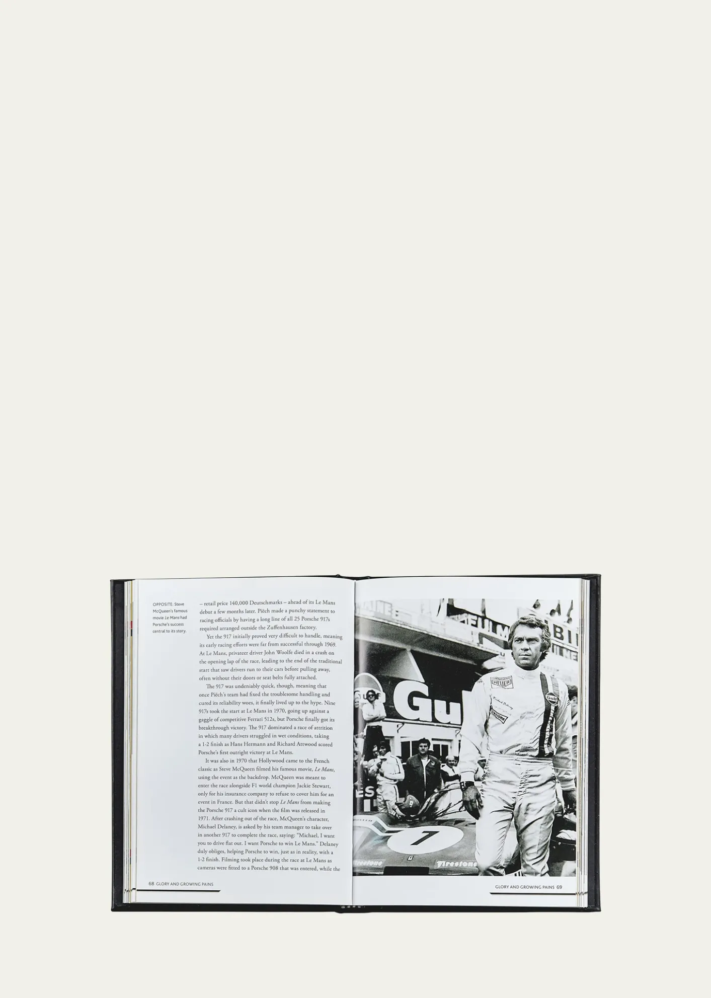 Graphic Image"The Story of Porsche" Leather Bound Book by Luke Smith