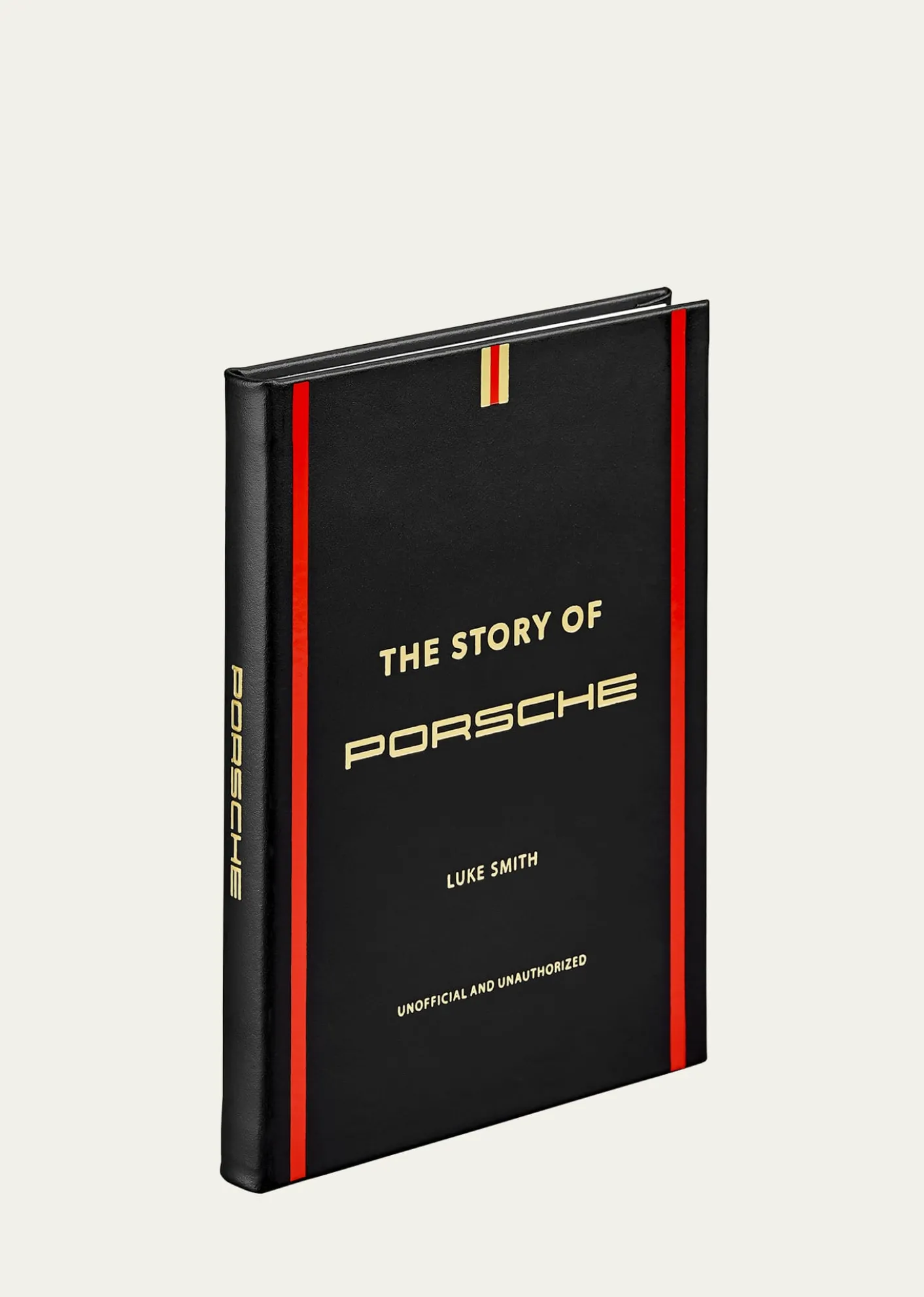 Graphic Image"The Story of Porsche" Leather Bound Book by Luke Smith