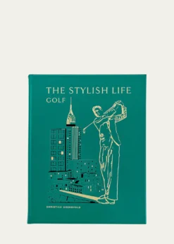 Graphic Image"The Stylish Life: Golf" Leather-Bound Book by Christian Chensvold