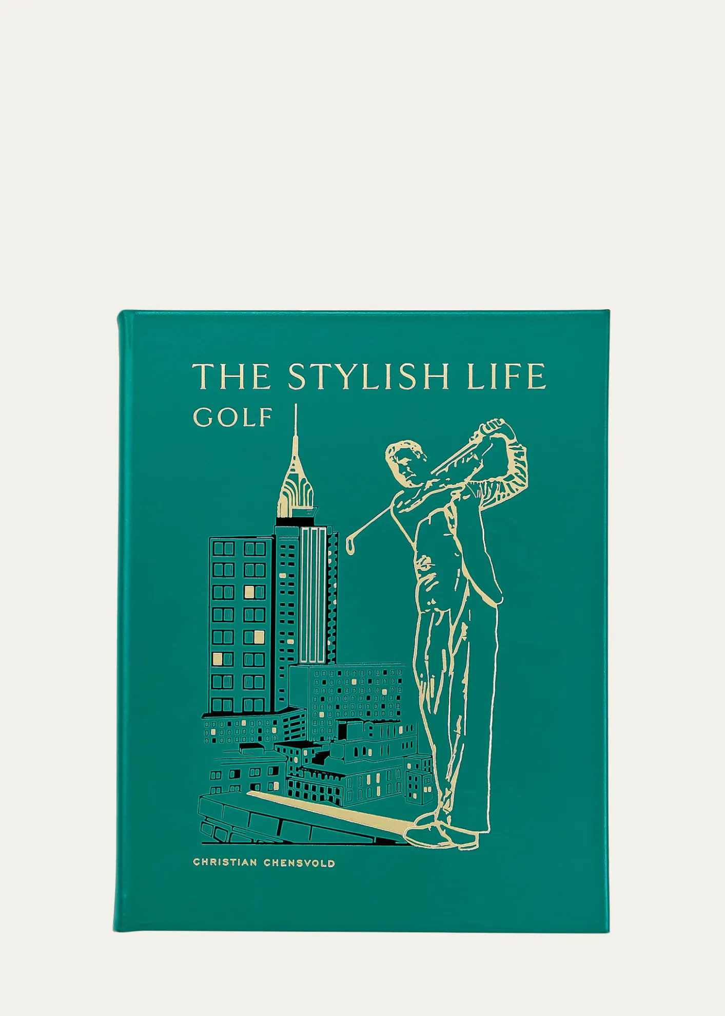 Graphic Image"The Stylish Life: Golf" Leather-Bound Book by Christian Chensvold