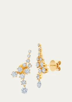 Graziela Gems18K Floating Diamond Earring Climbers