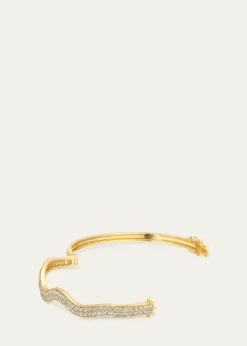 Graziela Gems18K Rio Diamond Double Bangle Bracelet