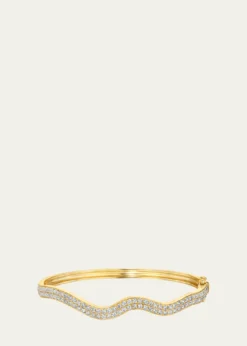 Graziela Gems18K Rio Diamond Double Bangle Bracelet