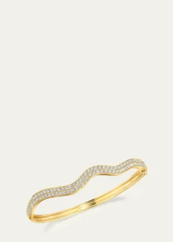 Graziela Gems18K Rio Diamond Double Bangle Bracelet