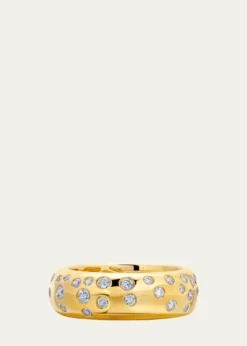 Graziela Gems18K Dazzling Floating Diamond Cigar Band