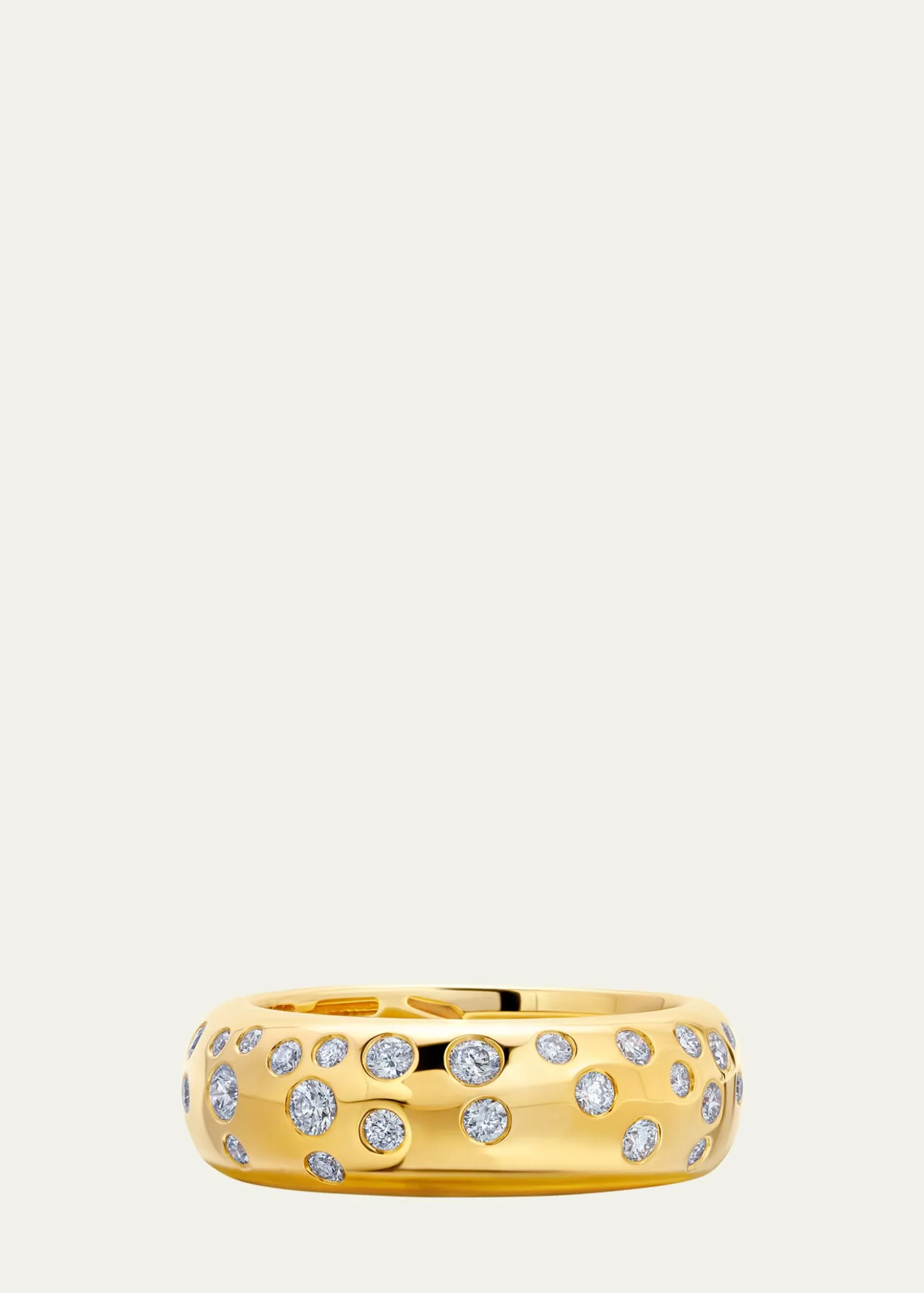 Graziela Gems18K Dazzling Floating Diamond Cigar Band