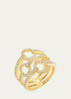 Graziela Gems18K Diamond Halter Statement Ring