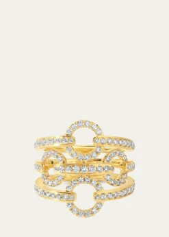 Graziela Gems18K Diamond Halter Statement Ring