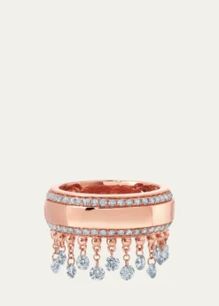 Graziela Gems18K Floating Diamond Cigar Band
