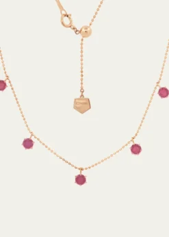 Graziela Gems18K Pink Sapphire Floating Necklace, 2.0tcw