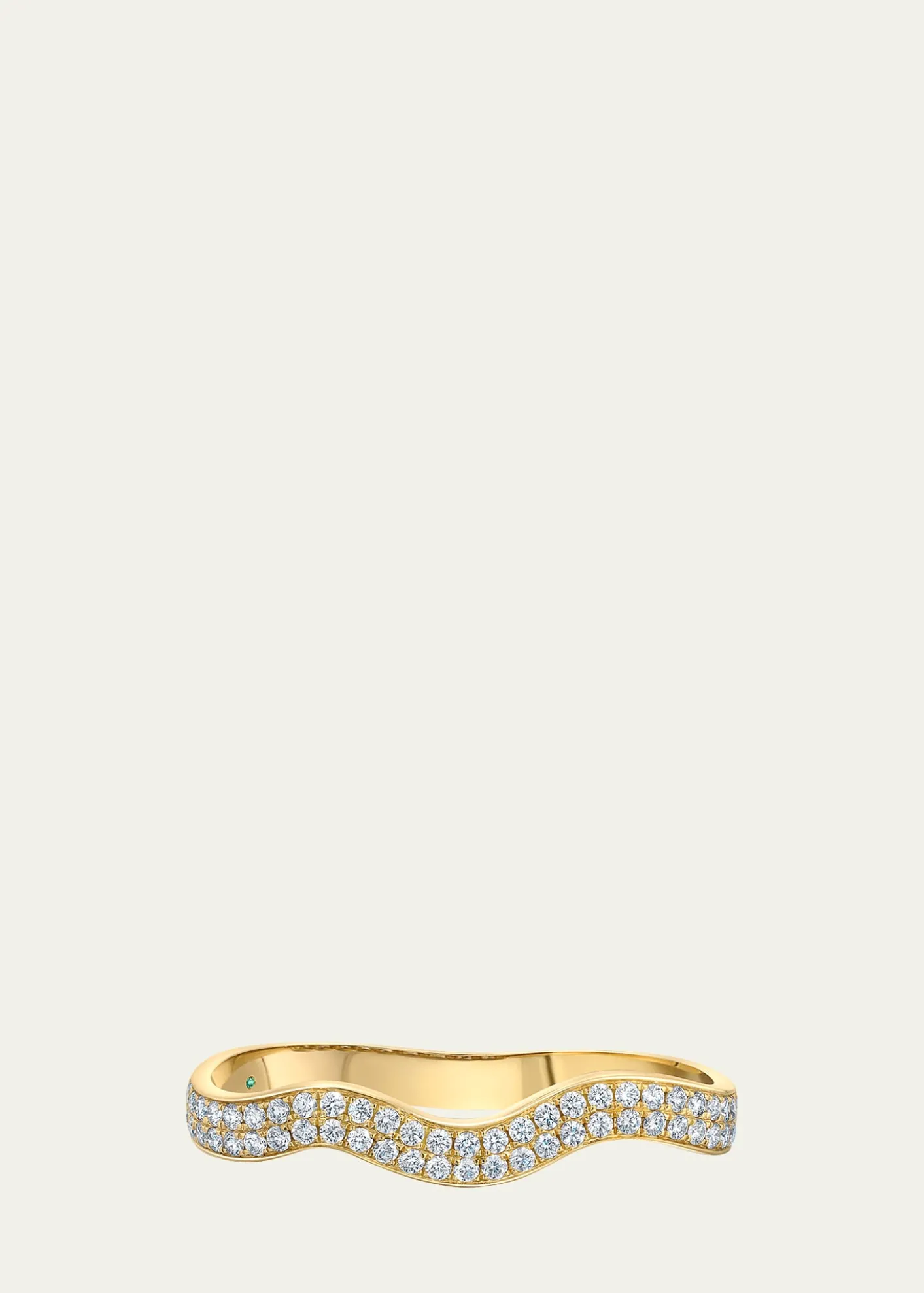 Graziela Gems18K Rio Diamond Double Finger Ring