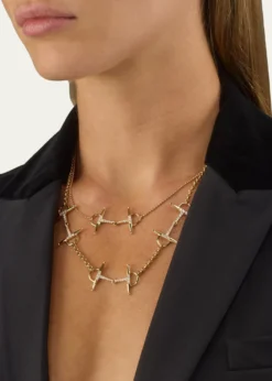 Graziela Gems18K Solo Diamond Bit Necklace