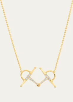 Graziela Gems18K Solo Diamond Bit Necklace