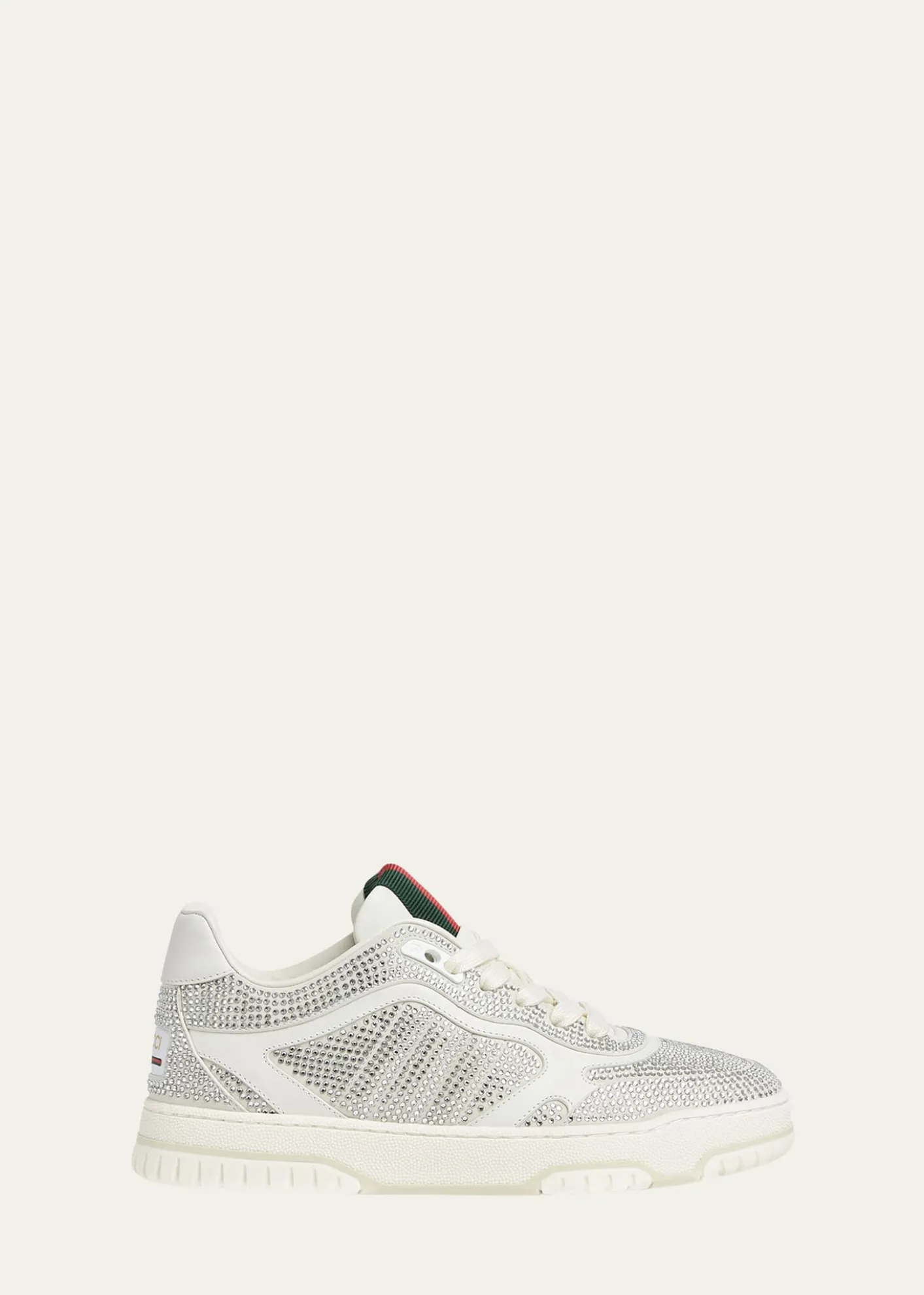 GucciCrystal Web Low-Top Sneakers