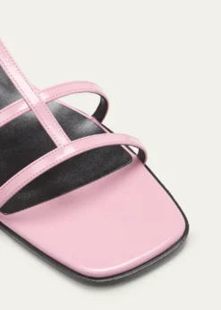 GucciDivine Leather Slingback Sandals
