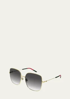 GucciGG Metal Butterfly Sunglasses