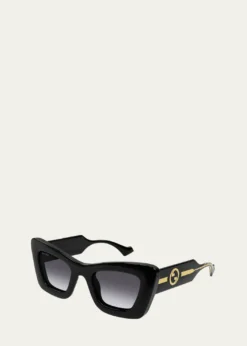 GucciGG Plastic Cat-Eye Sunglasses