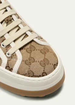 GucciGG Canvas Low-Top Platform Sneakers