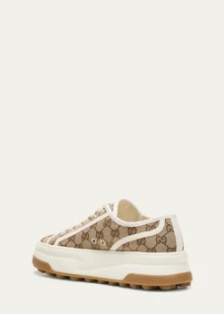 GucciGG Canvas Low-Top Platform Sneakers