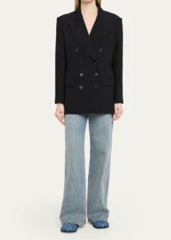 GucciGG Denim Mules with Horsebit