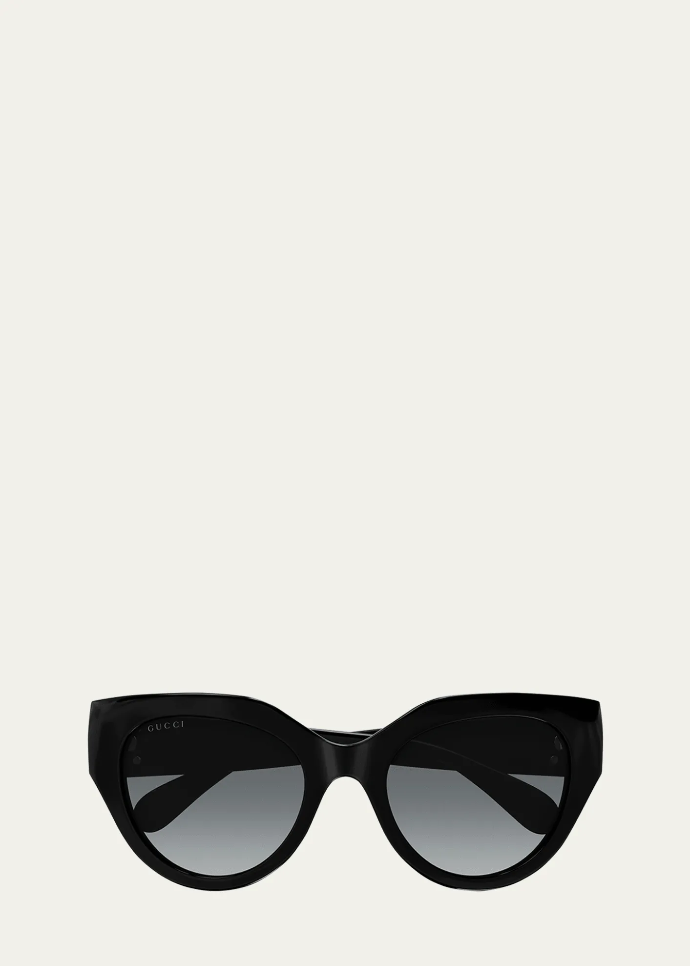GucciGG Emblem Acetate Cat-Eye Sunglasses
