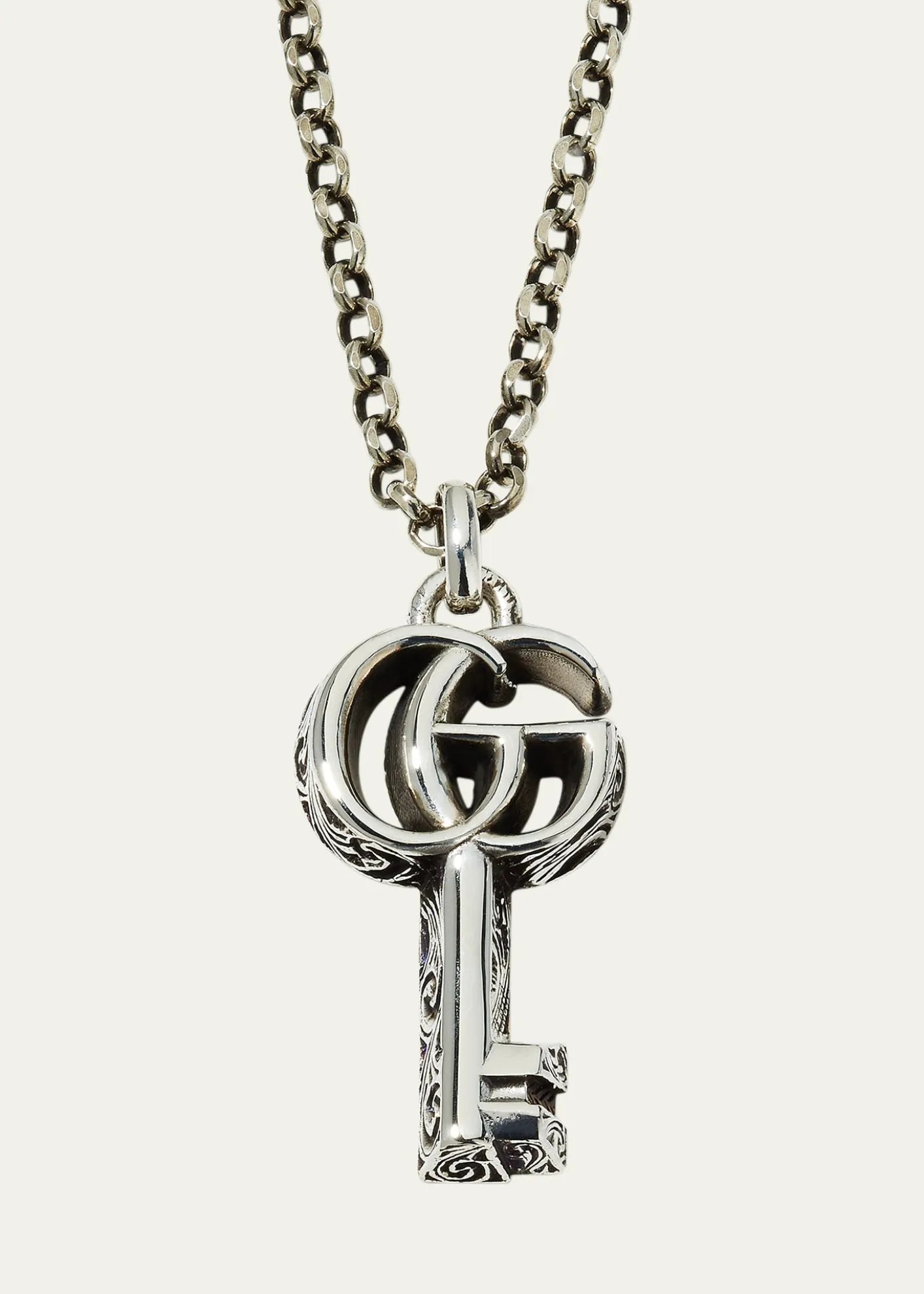GucciGG Marmont Key Pendant Necklace