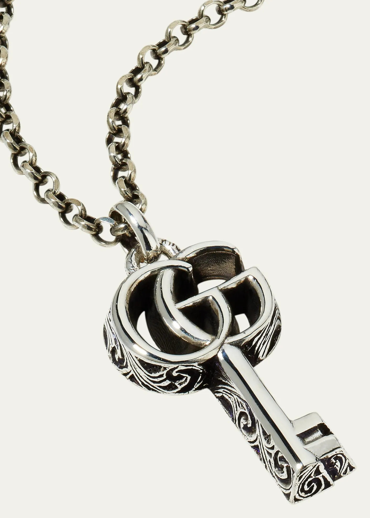 GucciGG Marmont Key Pendant Necklace