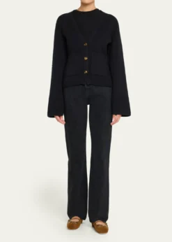 GucciGG Suede Horsebit Mary Jane Ballerina Flats