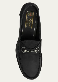 GucciGigi Horsebit 1953 Suede Mocassin Loafers
