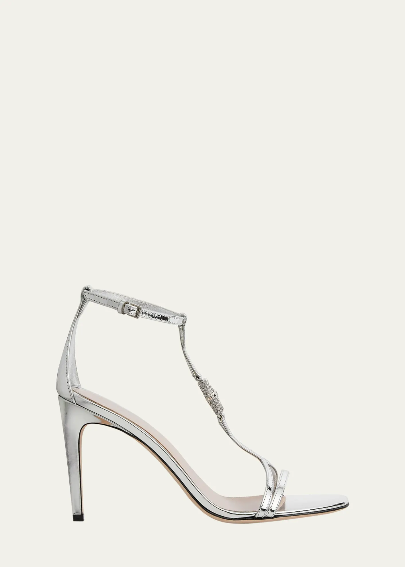 GucciGlow Light Leather New Bamboo Sandals