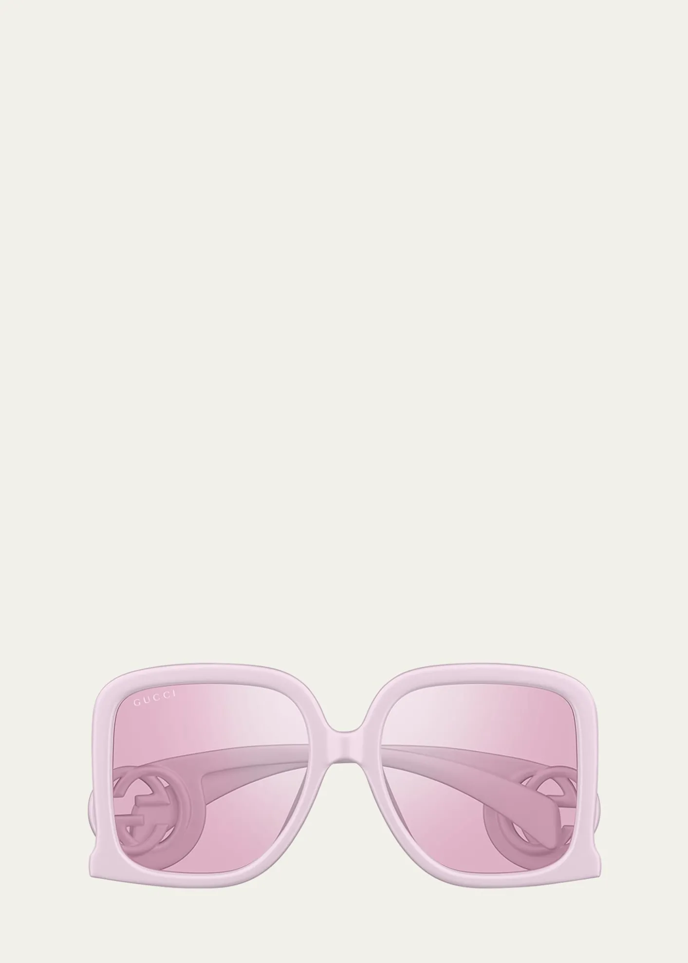 GucciGradient GG1326S Square Plastic Sunglasses