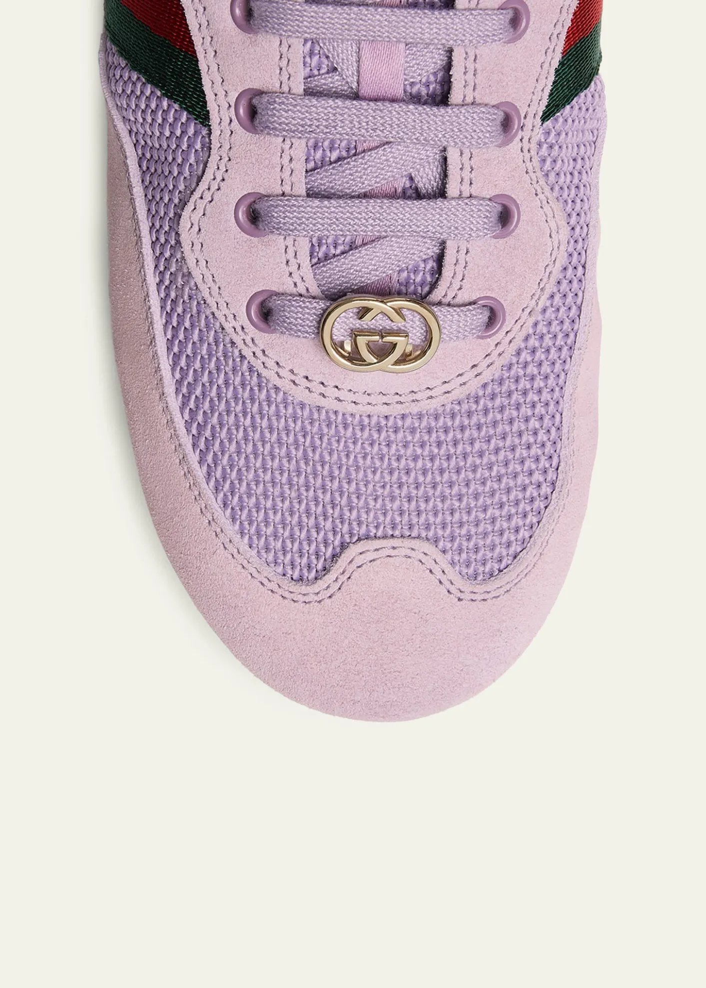 GucciGucci Shift Mesh and Suede Low-Top Sneakers