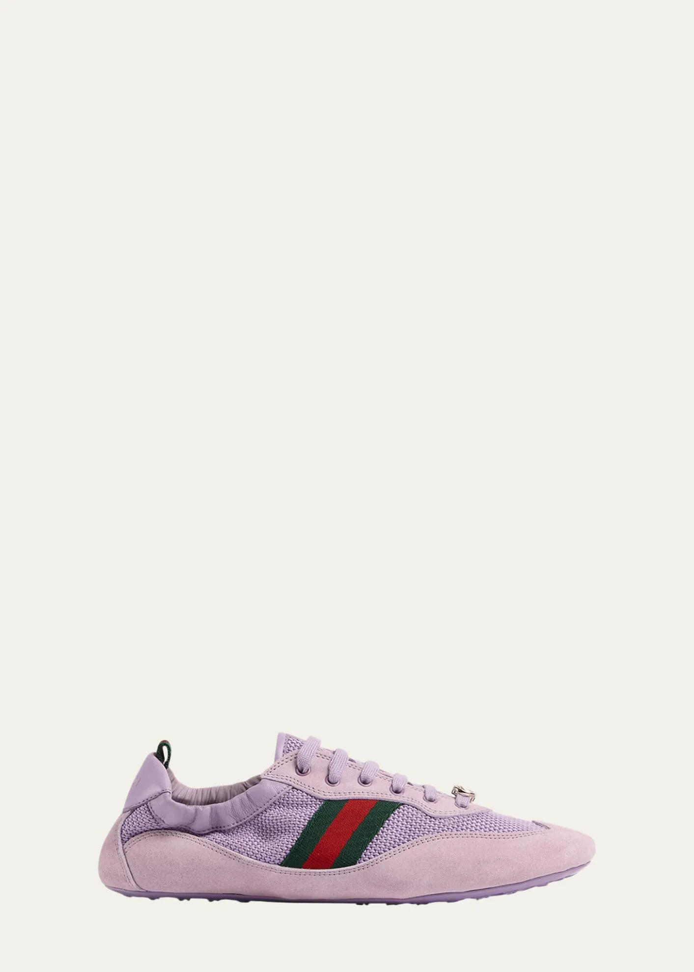 GucciGucci Shift Mesh and Suede Low-Top Sneakers
