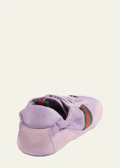 GucciGucci Shift Mesh and Suede Low-Top Sneakers