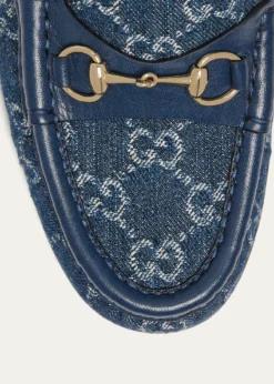 Gucci1953 Horsebit Monogram Denim Loafers