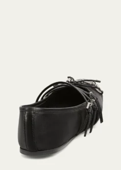 GucciHorsebit 3-Strap Mary Jane Ballerina Flats