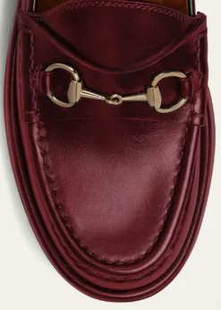 GucciIdle Leather Bit Platform Loafers