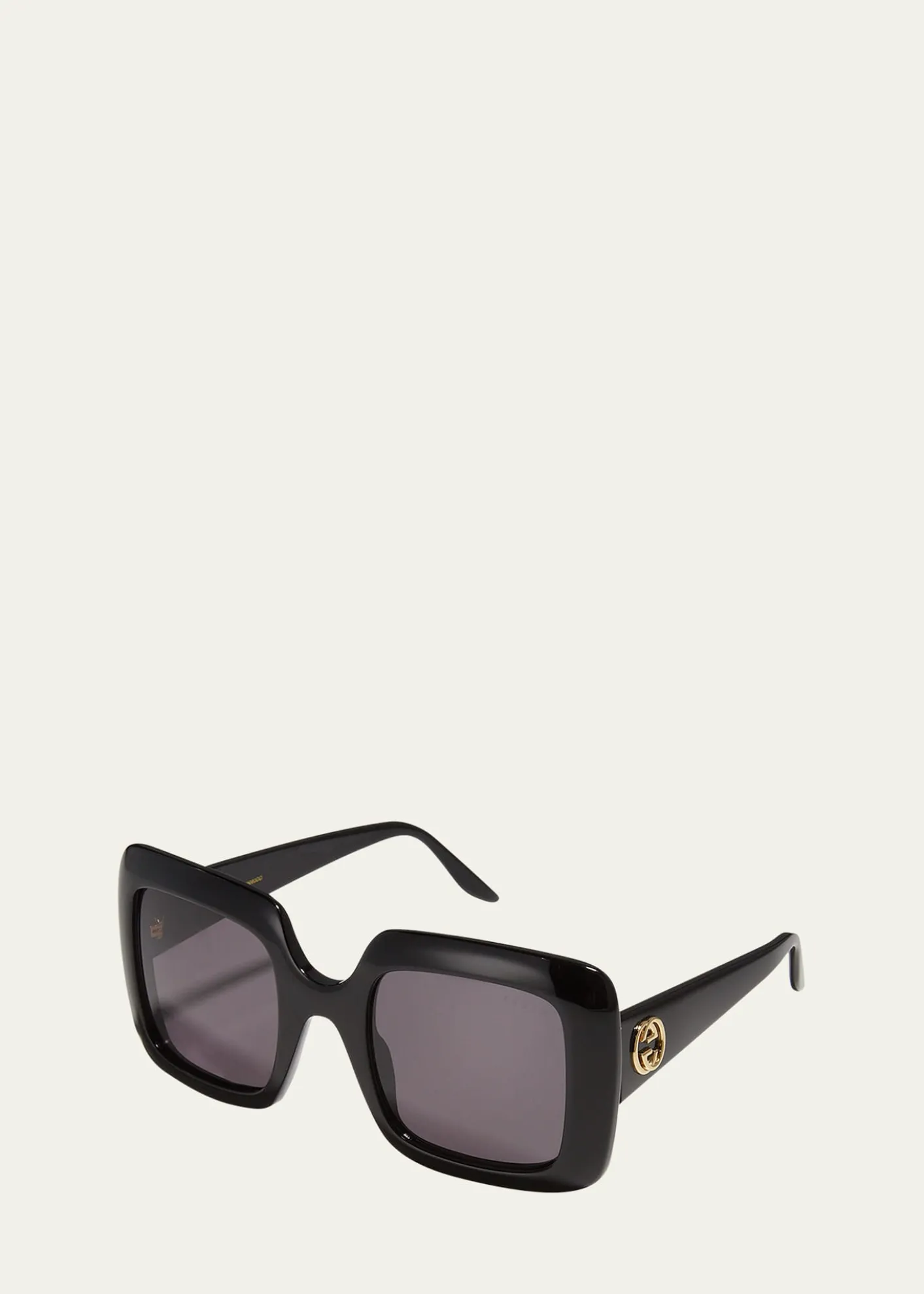 GucciInterlocking G Oversized Square Acetate Sunglasses
