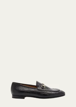 GucciJordaan GG Leather Bit Loafers