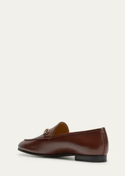 GucciJordaan Leather Horsebit Loafers