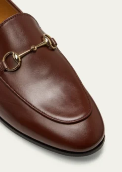 GucciJordaan Leather Horsebit Loafers
