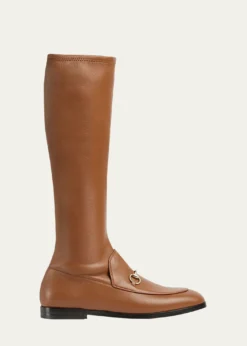 GucciJordaan Nappa Knee-High Boots
