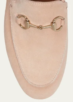 GucciJordaan Suede Horsebit Loafers