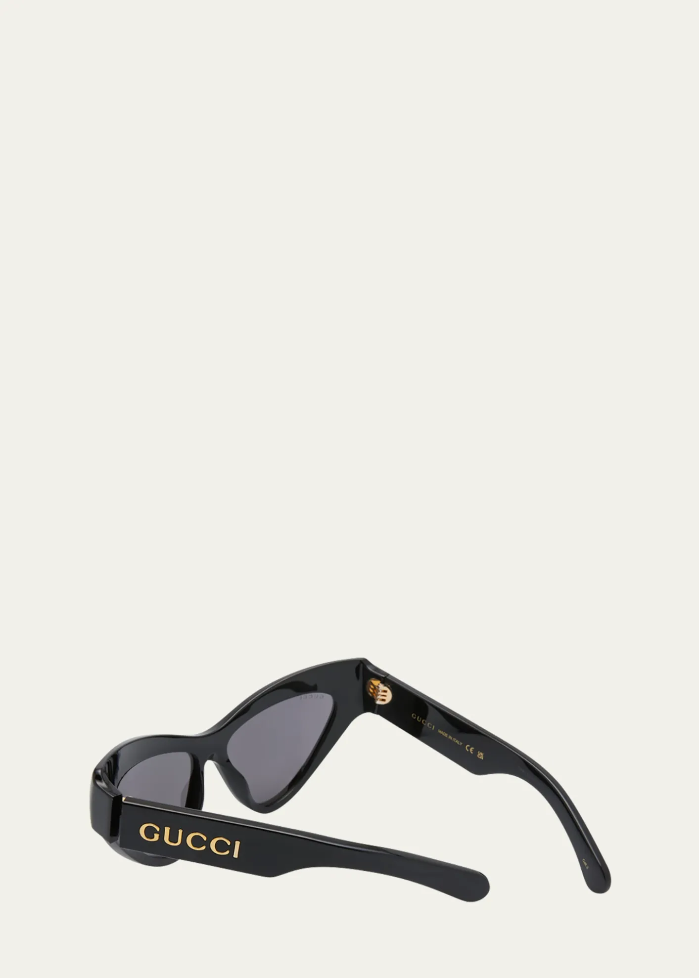 GucciLogo Acetate Butterfly Sunglasses