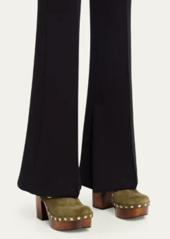 GucciMarmont GG Suede Platform Clogs