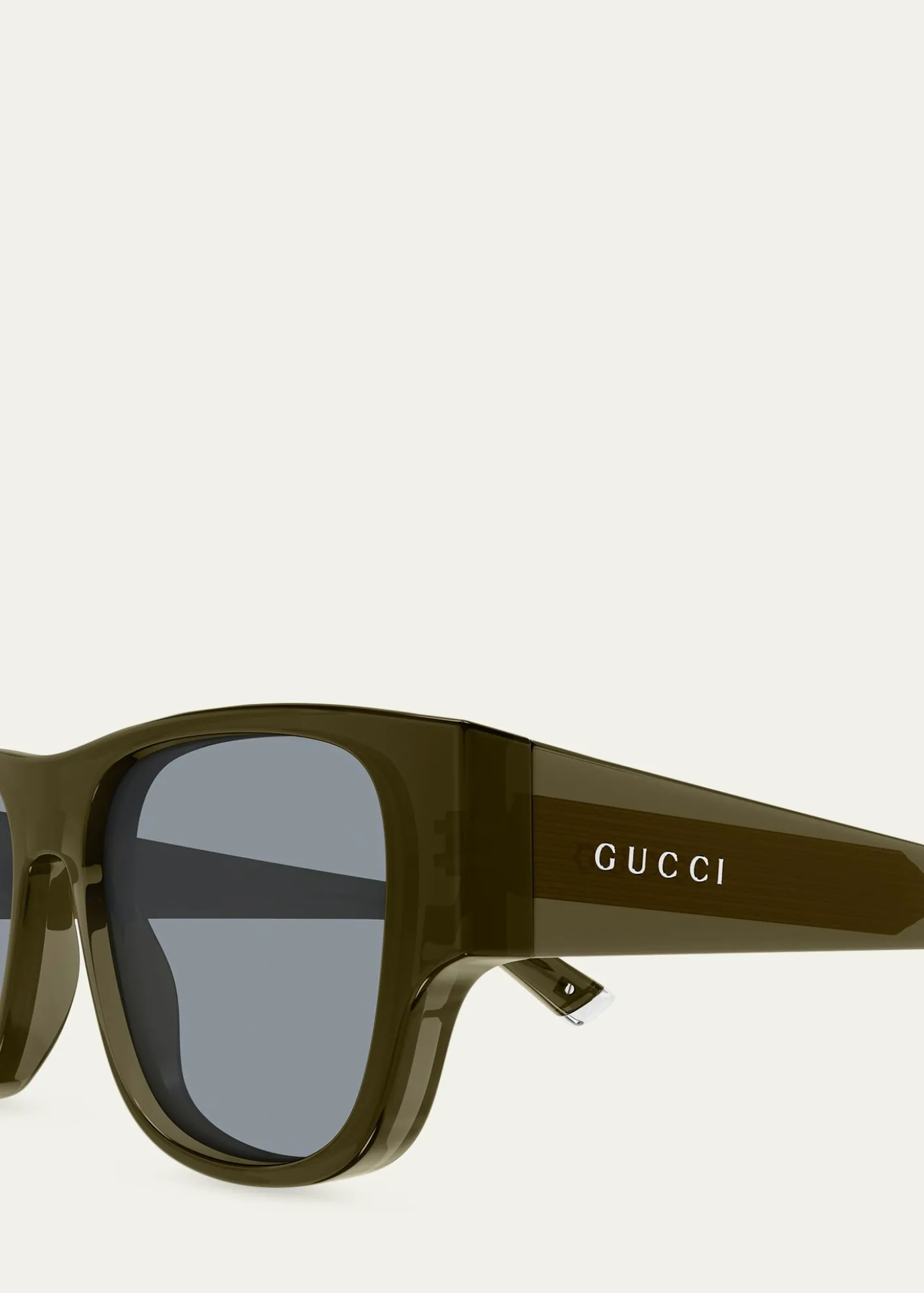 GucciMen's GG2073S Acetate and Bio-Nylon Rectangle Sunglasses