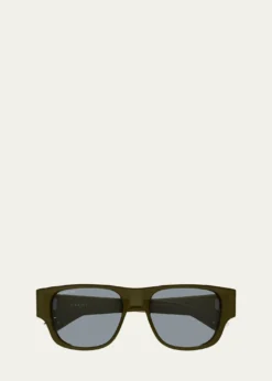 GucciMen's GG2073S Acetate and Bio-Nylon Rectangle Sunglasses