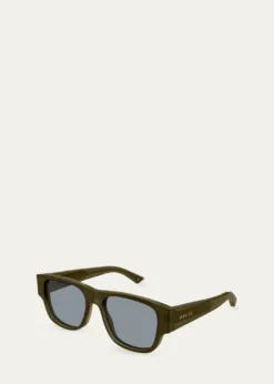 GucciMen's GG2073S Acetate and Bio-Nylon Rectangle Sunglasses