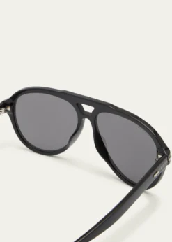 GucciMen's GG1443Sm Acetate Aviator Sunglasses