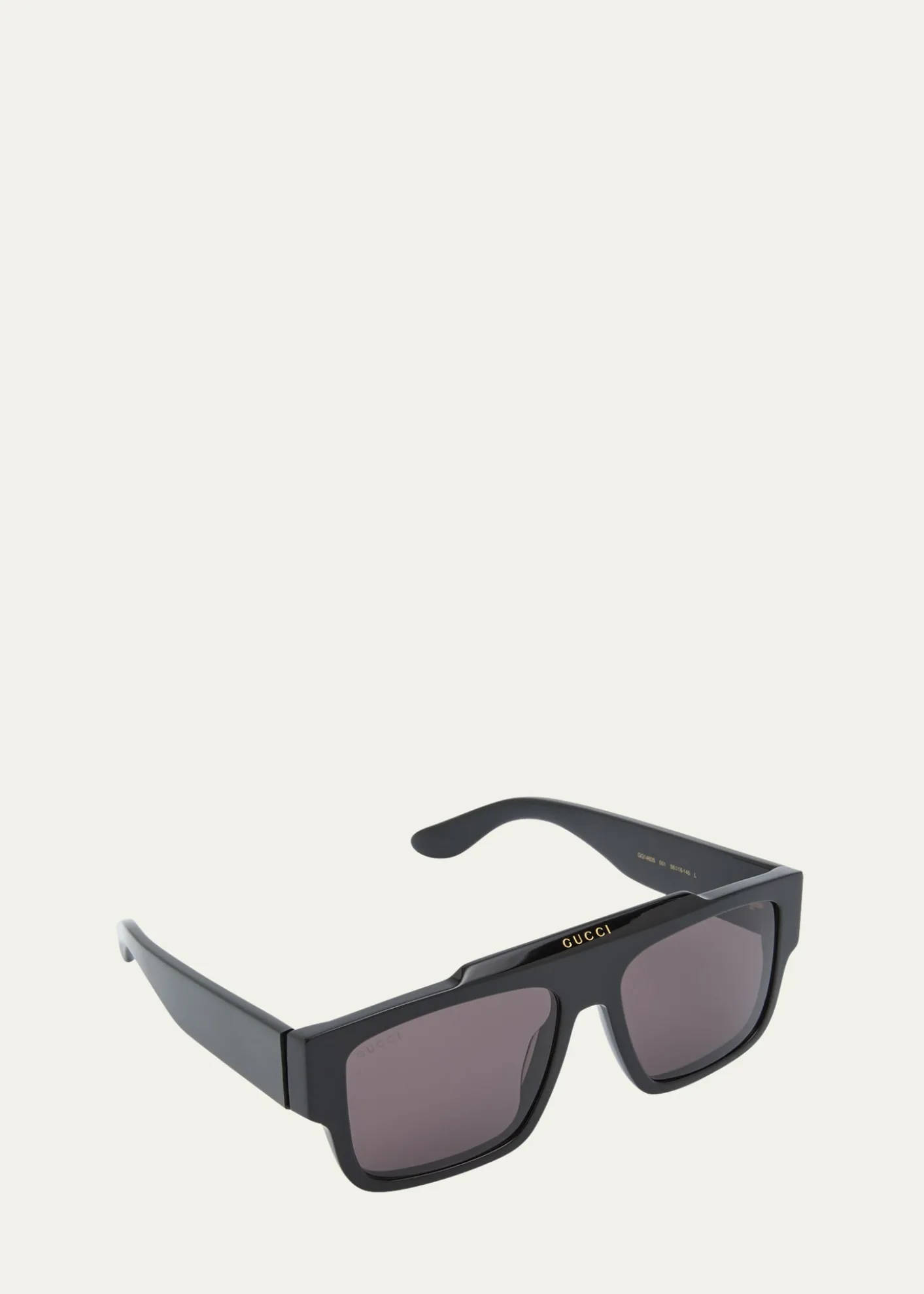 GucciMen's GG1460Sm Acetate Rectangle Sunglasses